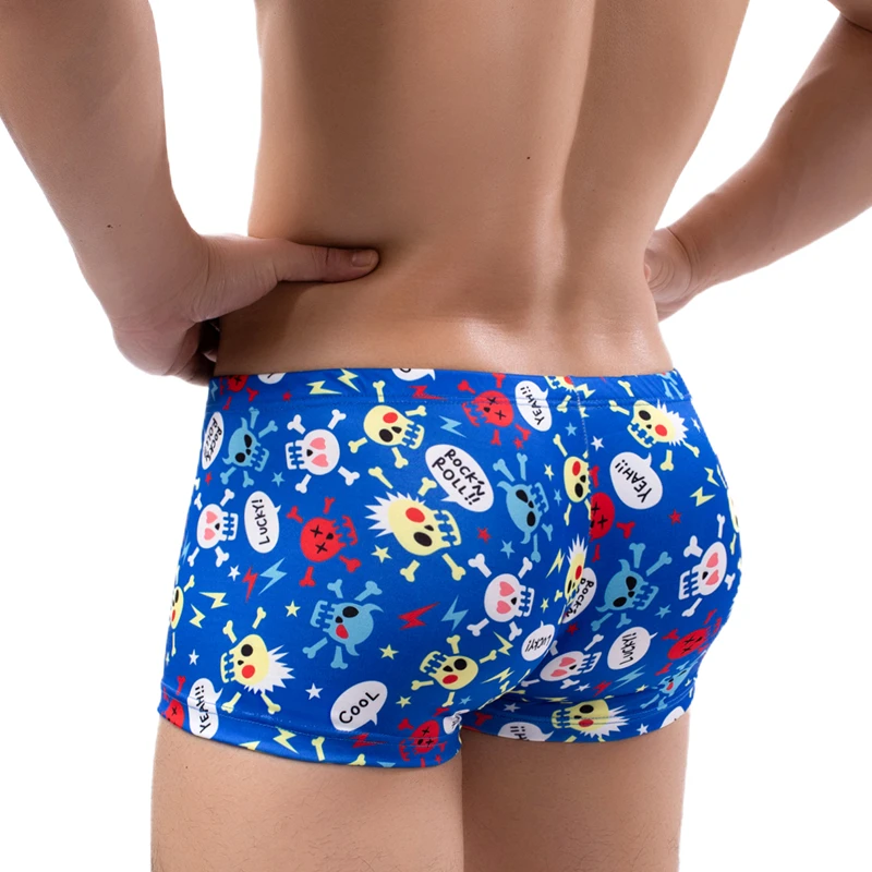 Mens Boxer Sexy Underwear Men Print Breathable Boxershorts Underpants Man Soft U Pouch Boxers Hombre Boxer Shorts Men\'s Panties