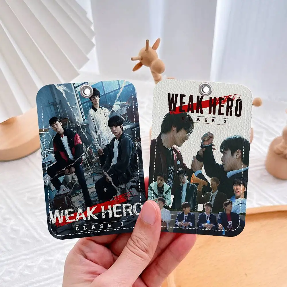 

Tv Series W-Weak Hero Class 1 2 Badge Holder Keychain For Bank Business Work Card Holder Student Card Protective Case Bus Card