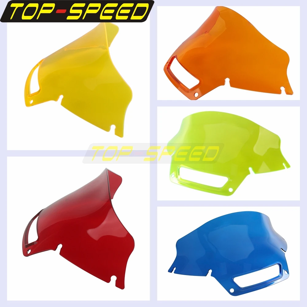 Motorcycle Windshield Wind Deflector Protection Screen Replacement For Harley Softail Low Rider EI Diablo ST FXLRST FXRST 22-26