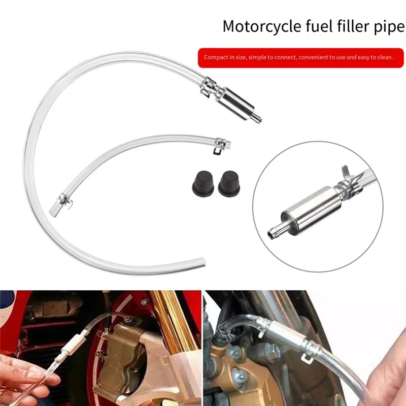 Tapecomedy Brake Bleeder Hose Tool Kit Tasutterr Brake Bleeder,Brake Fluid Bleeder Vacuum Pump For Car & Motorcycle