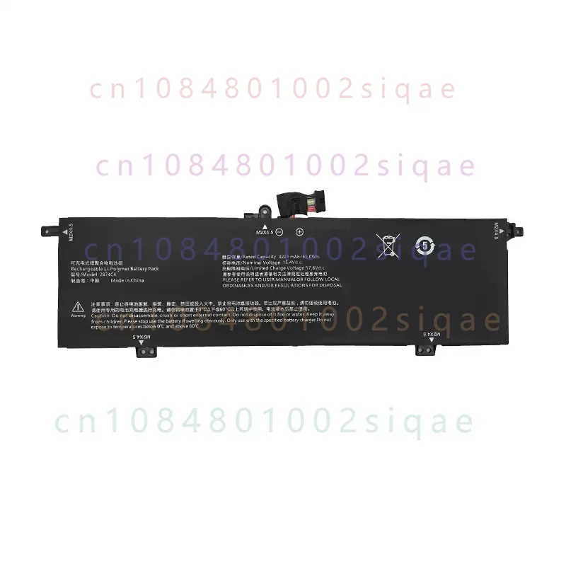 New 2874C4 15.4V 65.0Wh 4221mAh 10-pin 10-wire Laptop Battery For ThundeRobot T-BOOK 14 ThunderBook 14 i5-12500H lrisxe Notebook