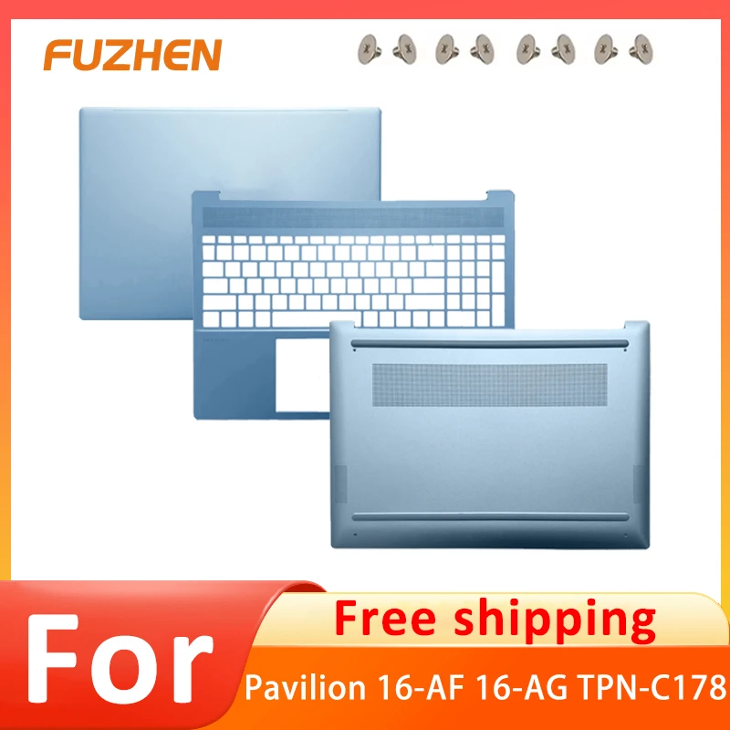 

Новый чехол для ноутбука Pavilion 16-AF 16-AG TPN-C178, задняя верхняя крышка, упор для рук, нижняя нижняя часть корпуса, 1 продано