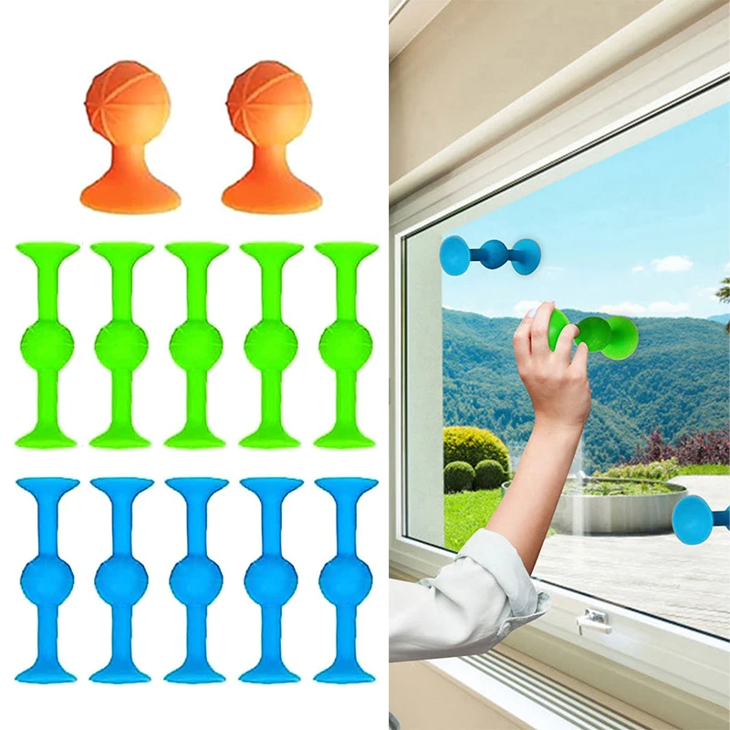 Jouet de fléchettes à aspiration douce et collante, 7/12 pièces, jeu interactif familial Pop en Silicone, jouet de décompression, cadeaux de fête pour invités