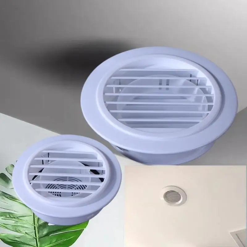 المطبخ الحمام تهوية الهواء استخراج صمام الشواية التيار المتناوب غطاء ثقب الغبار مانع جدار مجاري غطاء الزخرفية