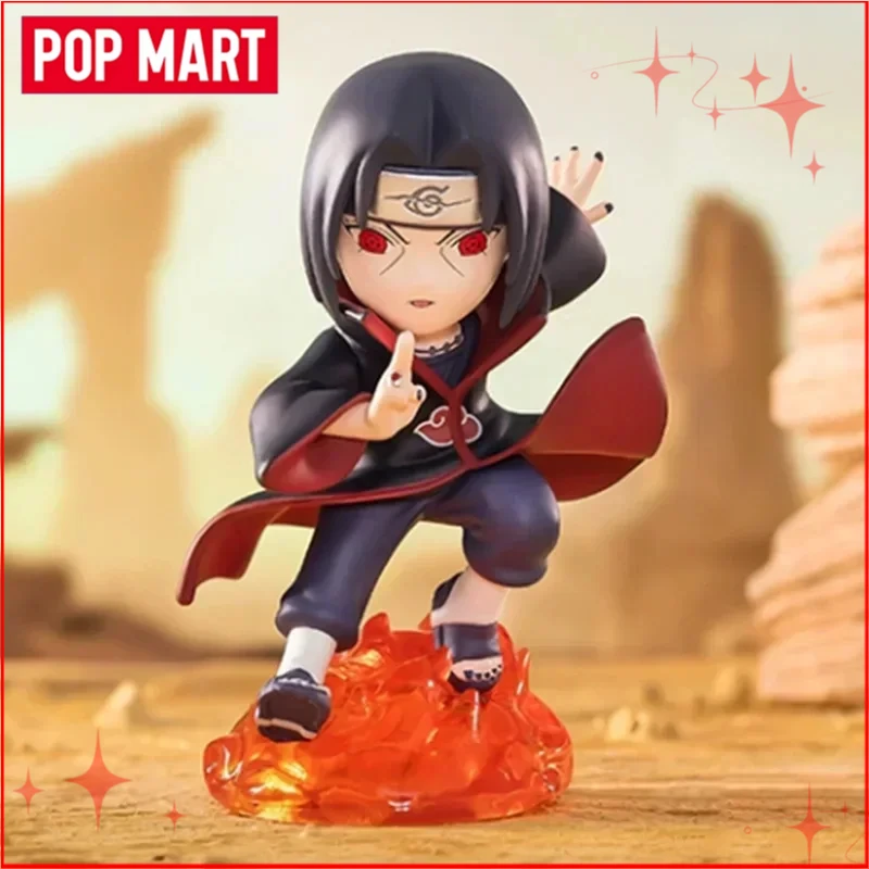

Подлинная серия POP MART NARUTO Ninkai Taisen, слепая коробка, сумка для догадок, украшение для рабочего стола, милая модель, подарок для девочек, игрушки в стиле аниме