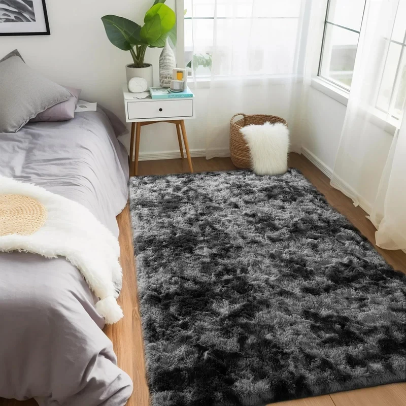 Minimalist Style Living Room Carpet, Fluffy And Slip-Resistant Children'S Room Mat, Bathroom Carpet, Home Decoration