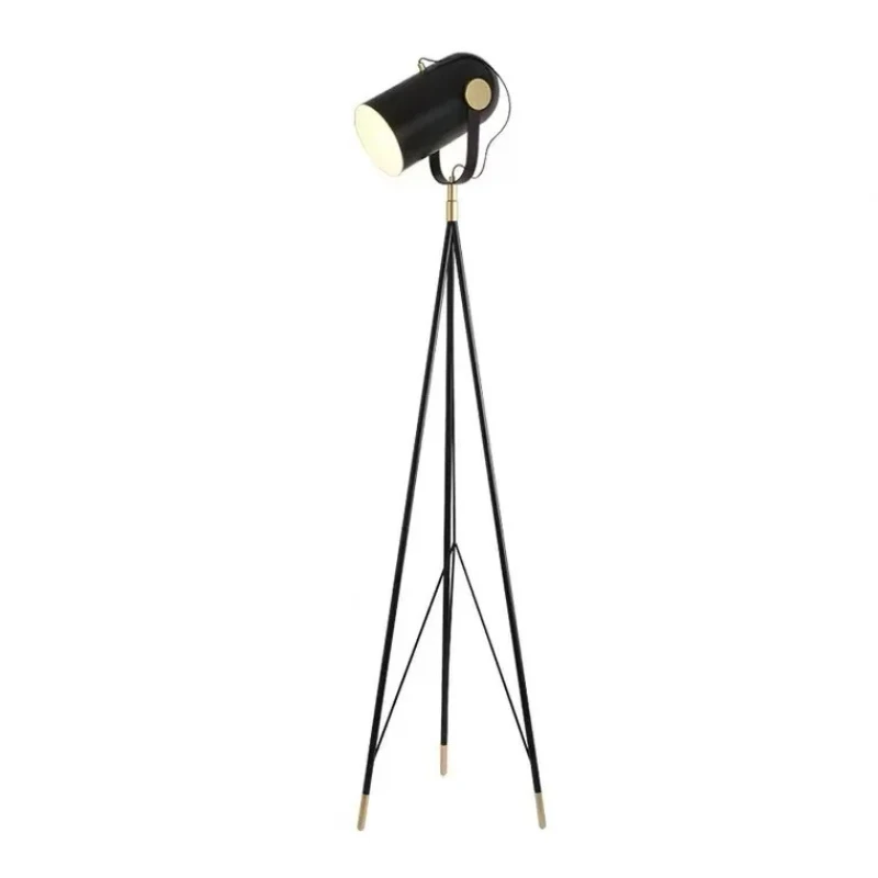 

Black Modern Art Creative Vertical Floor Lamp Contemporary Floor Lamp Luxury Family Living Room Bedroom Study Villa Hotel