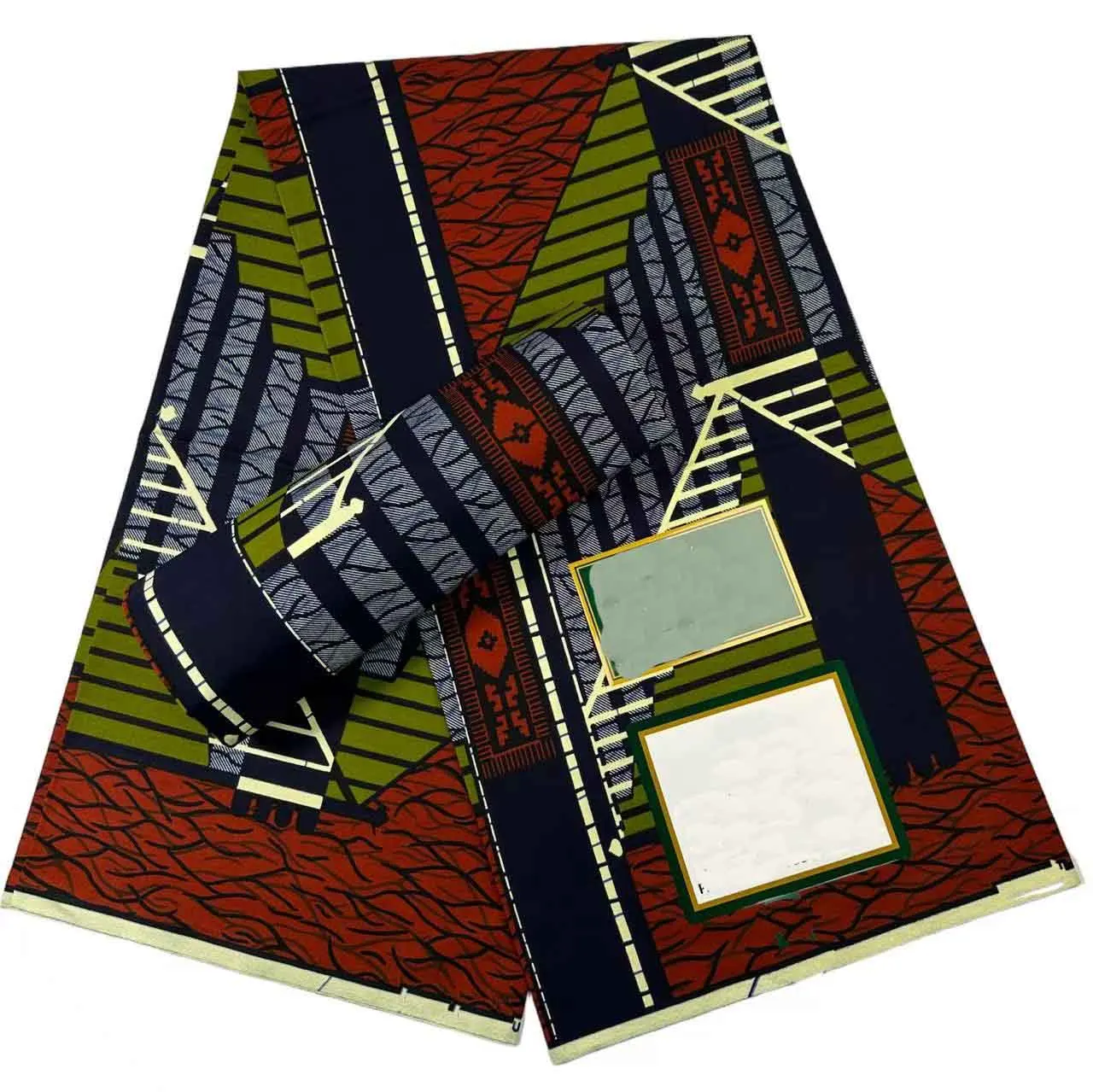 100% قطن 6 ياردات شمع كلاسيكي حقيقي مضمون قماش طباعة شمع حقيقي هولندي hollandais pagne أفريقيا فستان #6