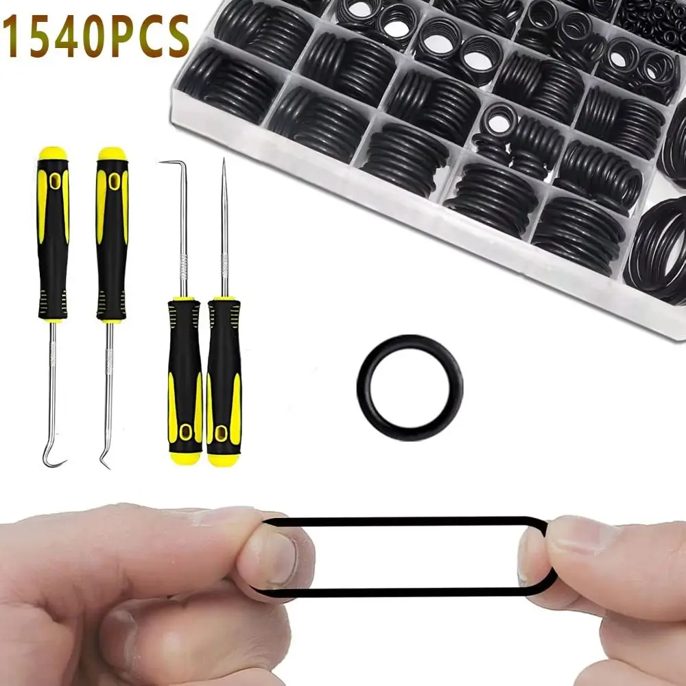 

1540 шт. метрические уплотнительные кольца из нитриловой резины, маслостойкие уплотнительные кольца, термостойкий набор в ассортименте, уплотнительные уплотнения