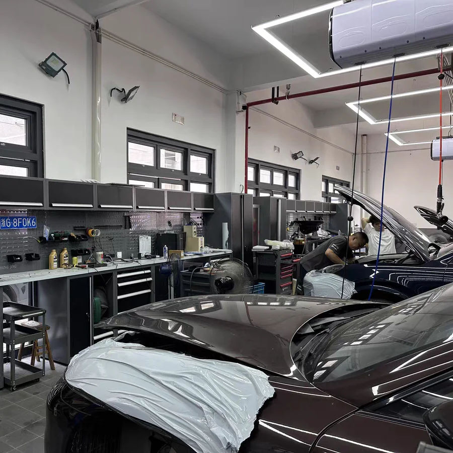 Combined tool cabinet Stainless steel workbench Factory workshop Auto maintenance Workstation Mobile tool cart Delivery tool