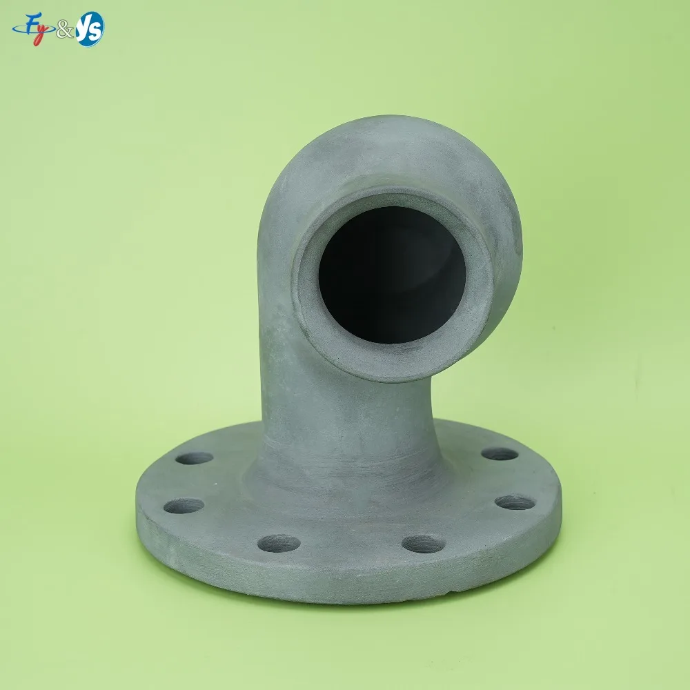 Flanged Silicon Carbide Vortex Spray Nozzle Hollow Cone Anti-Clog for FGD Flue Gas Desulfurization Scrubber Tower Spraying