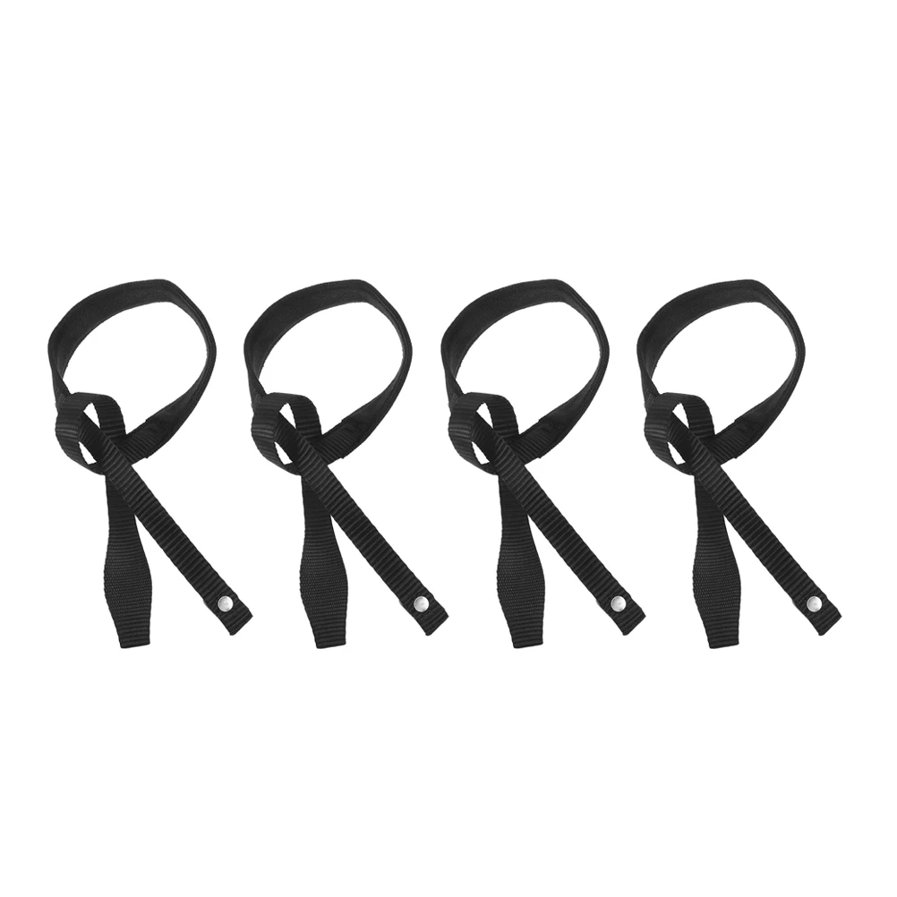 

4 Pcs Trekking Pole Wrist Strap Drive Cane Straps Grab Hood Loop Nylon Chin Football Hose Carrying