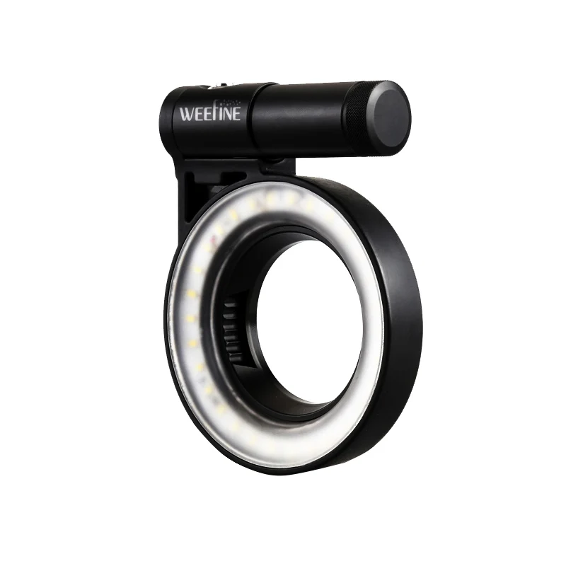 Weefine WF051 WF058 Waterproof Ring Light 3000 Lumens Flashlight for Sony Nikon Camera Housing Scuba Dive Underwater Photography