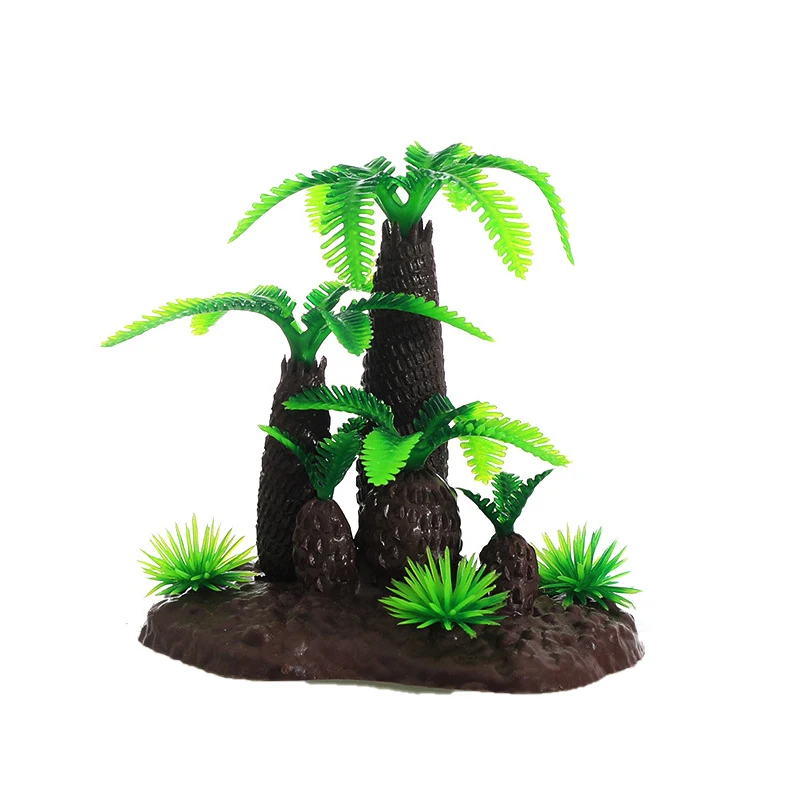 Mini Beach Ocean Coconut Tree Miniature Model Micro Landscape Architecture Sand Table Props Fish Tank Landscape Decoration