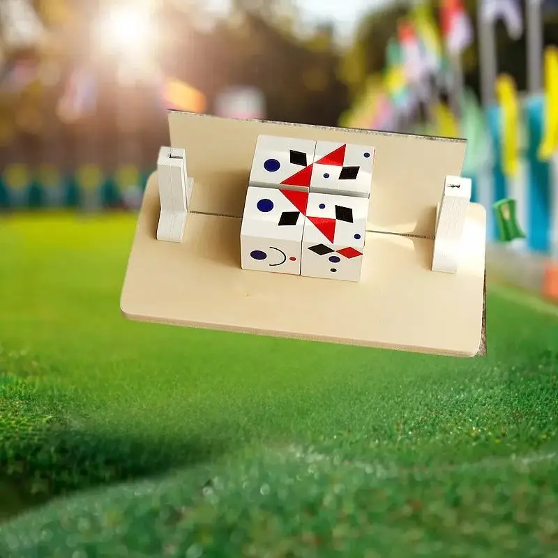 Outils d'apprentissage paroisseux : jeu de puzzle à réflexion spatiale 3D, jouet éducatif pour la réflexion logique