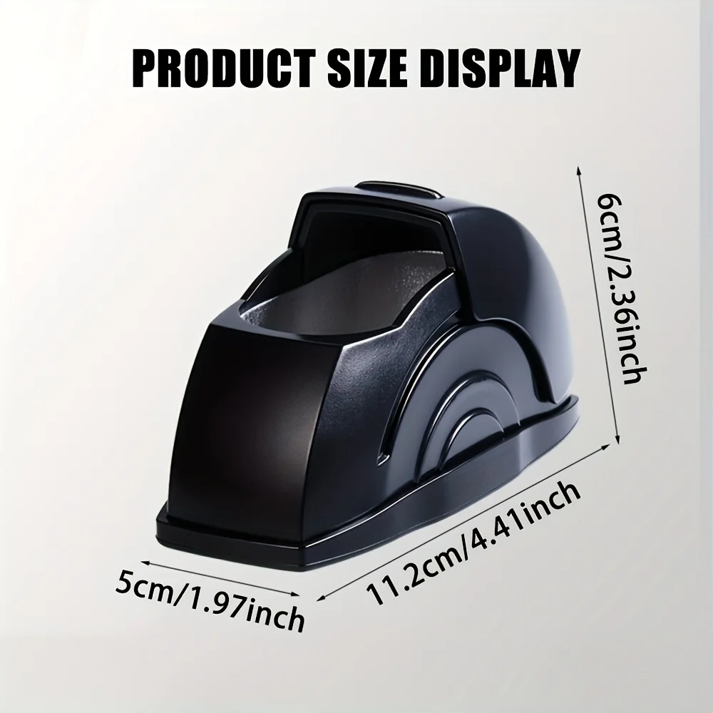 Universal Windproof Car Ashtray, Heavy Metal Structure, Anti Fly Ash Cigarette Tray for Vehicle Home Office Daily Use view 5