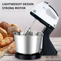 Kitchen Electric Mixer Machine Multifunctional Mute Electric Stand Food Mixer Food Stainless Automatic Blender Cream Egg Whisk