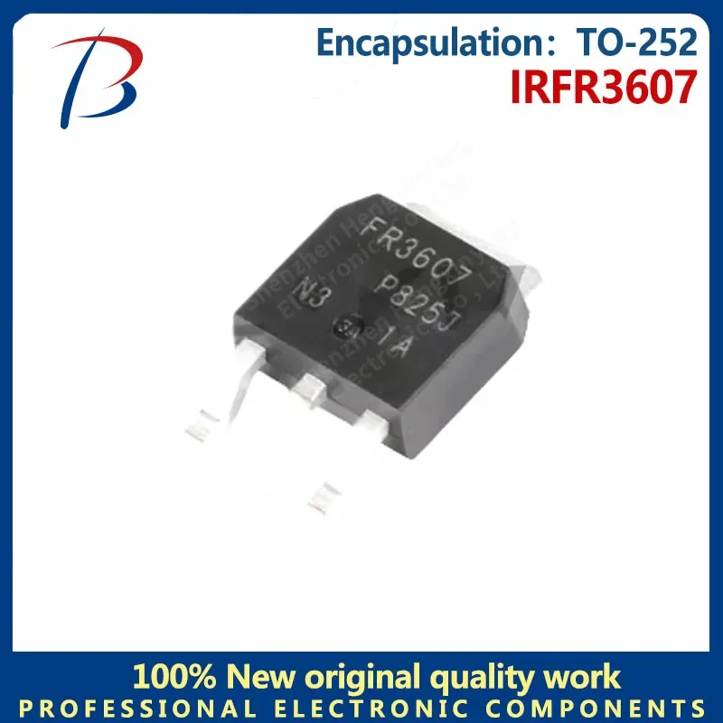 10PCS IRFR3607 FR3607 80A/75V TO 252N channel MOS FET BHT in stock