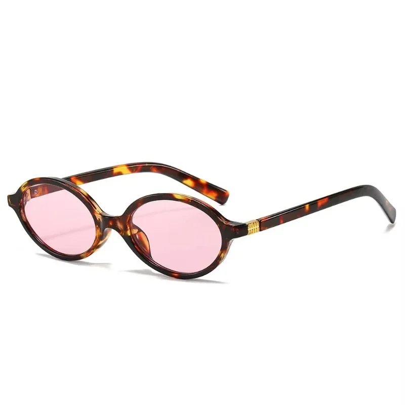 

2025 New Vintage Small Oval Brand Sunglasses Women New Fashion Elegant Gradient Sun Glasses Ladies Y2k Travel Outdoor Shades