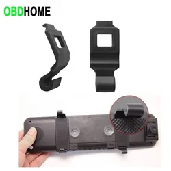 2pcs Car Rear View Mirror Driving Recorder Fixing Clip Buckle Hook Bracket Bandage Rubber Strip Band Accessories Replacement