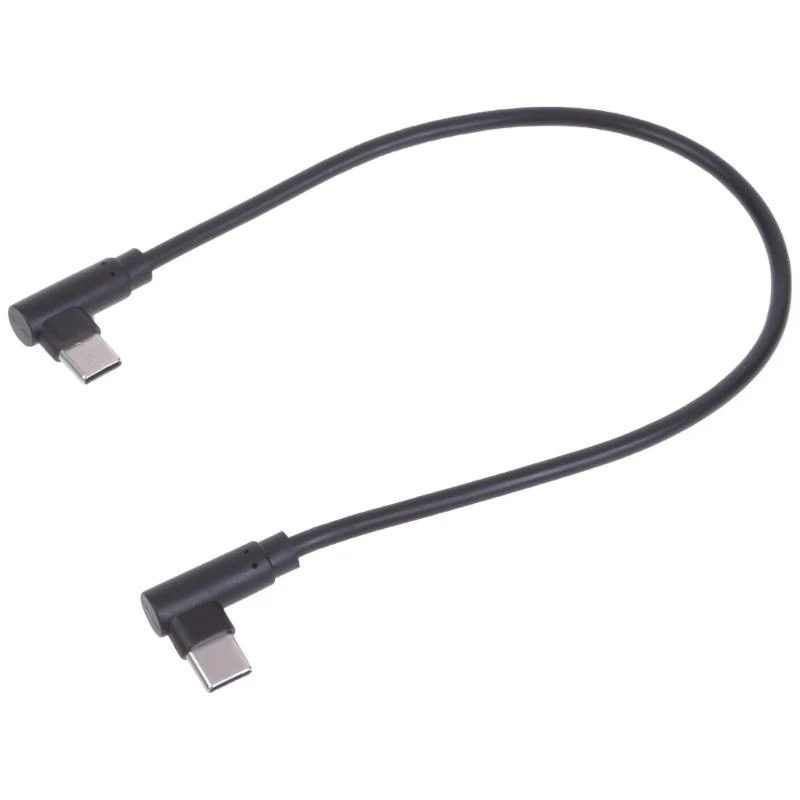 Kabel USB Male to Male 30cm Tipe Siku 90 Derajat 40W Pengisian Cepat 2025
