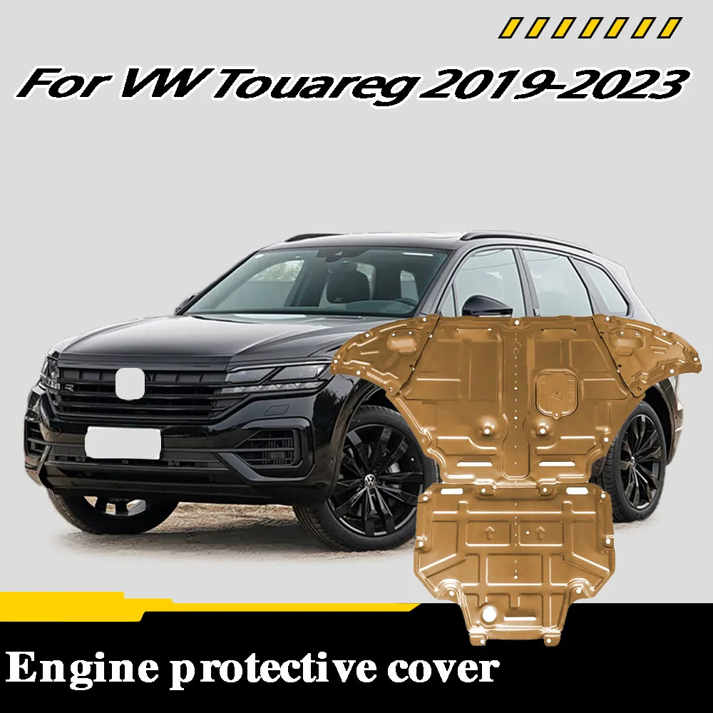 Vehicle - Specific Splash - Proof Durable Sturdy Engine Undercover And Lower Mudguard For VW Touareg 2019-2023 2.0 3.0