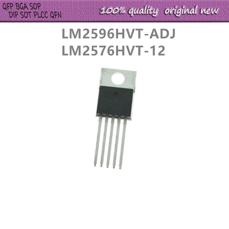 20Pcs/Lot LM2596HVT-ADJ LM2596HVT  LM2576HVT-12 LM2576H  TO-220-5