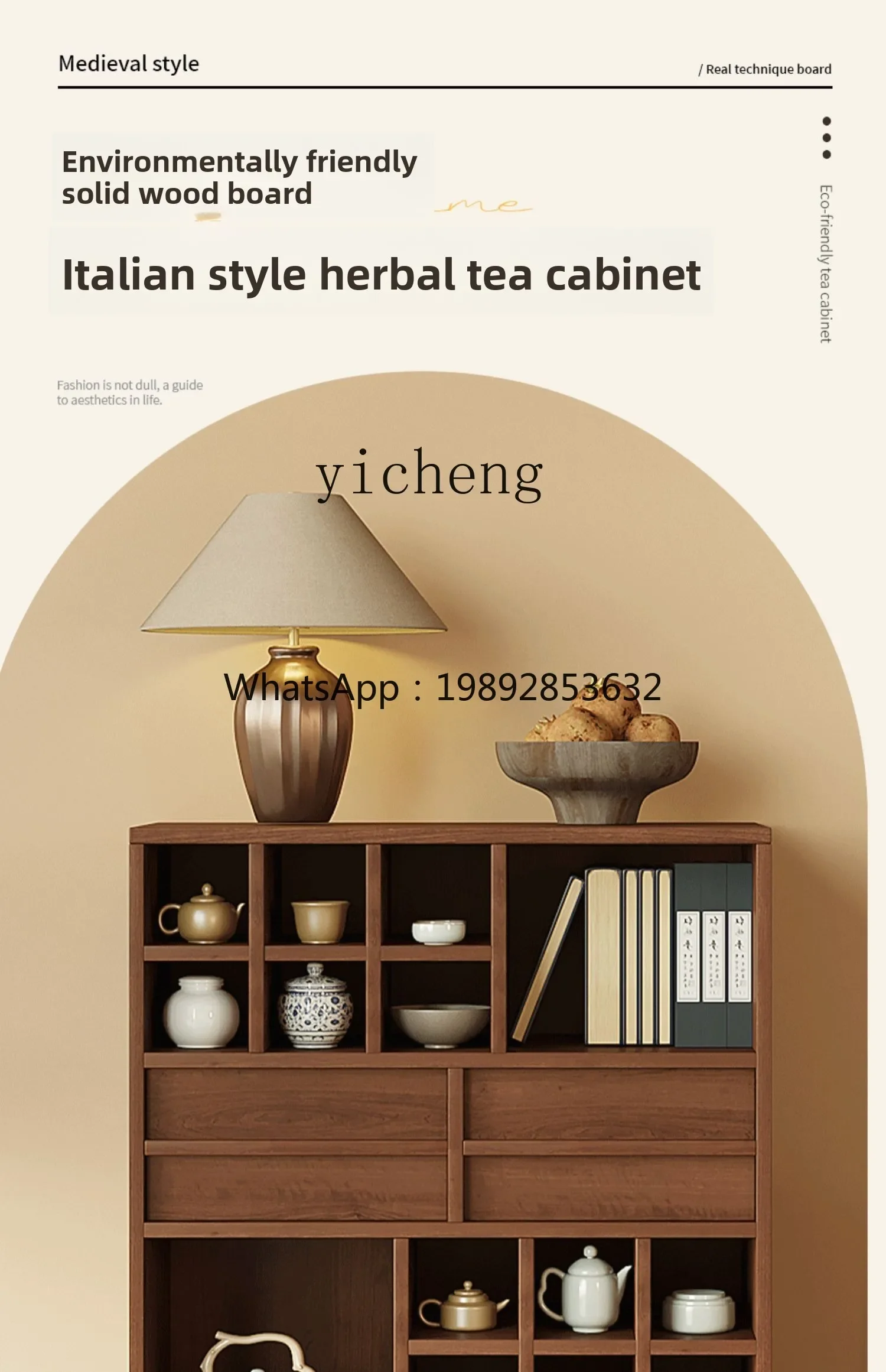 

W5.15 Chinese Solid Wood Bogu Rack Small Tea Cabinet Tea Set Shelf Duobao Pavilion Display Rack