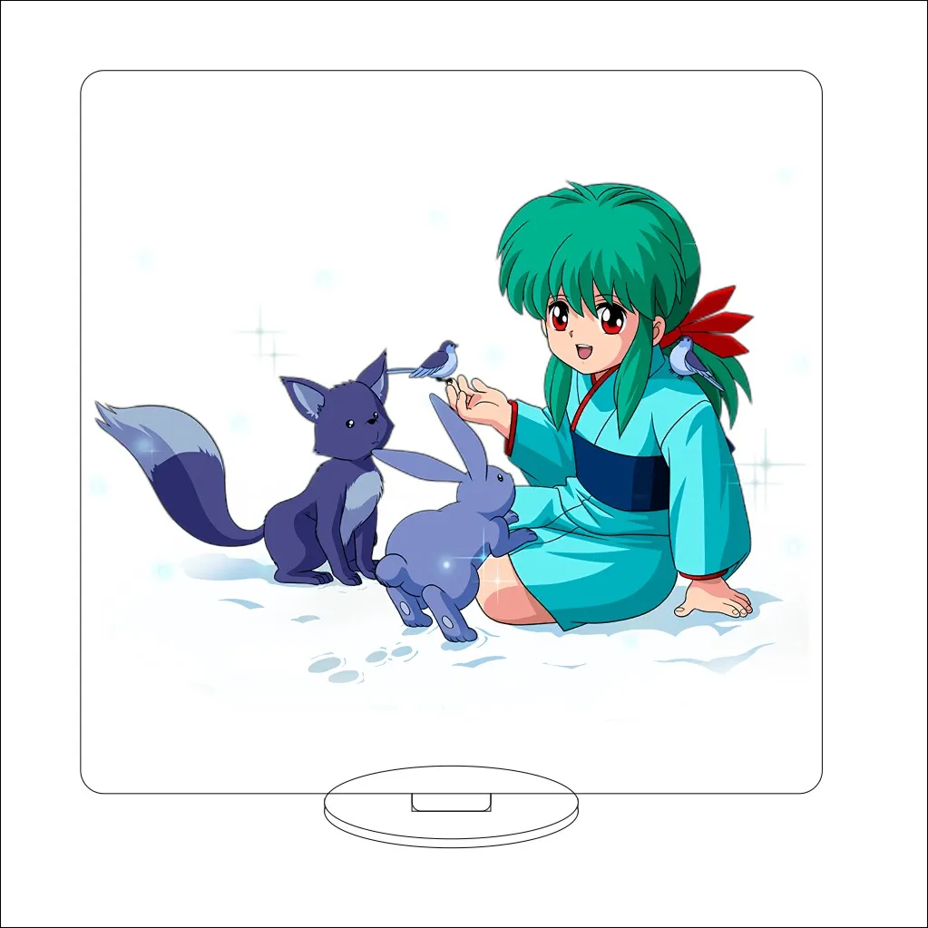 16 سنتيمتر أنيمي YuYu Hakusho تأثيري الاكريليك حامل الحلي Mukuro/Reizen/Yomi/Hiei الشكل حامل هدايا الهالوين