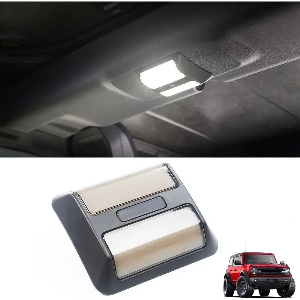 

Rear Ceiling Lights for Ford Bronco 2021-2023 Touch Switch LED Reading Lights US Accessories