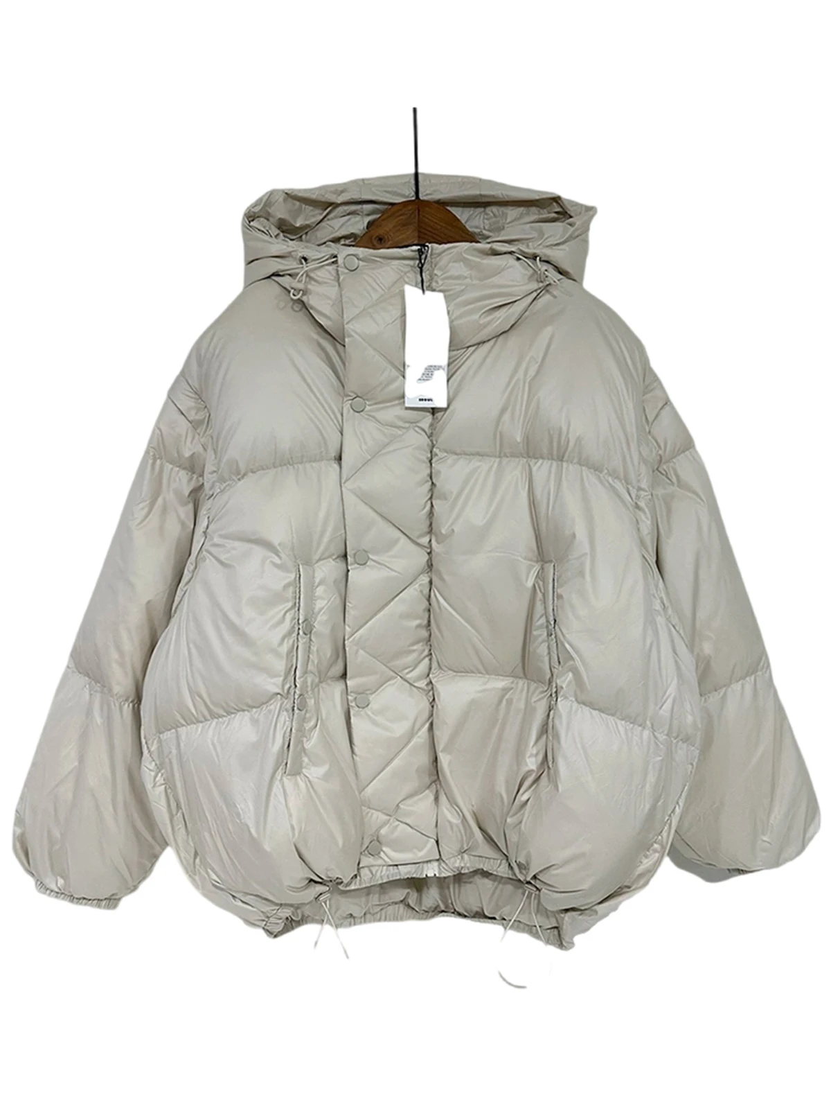 Dongda Gate ort desmontable Du down Jaet mujer Thi cálido tamaño pequeño pan Sle cierre de cremallera coreano Sle corte recto