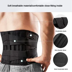 Hot sale Back Braces Waist Belt Men Women Work Lower Back Pain Relief Breathable Anti-skid Spine Lumbar Support Belt