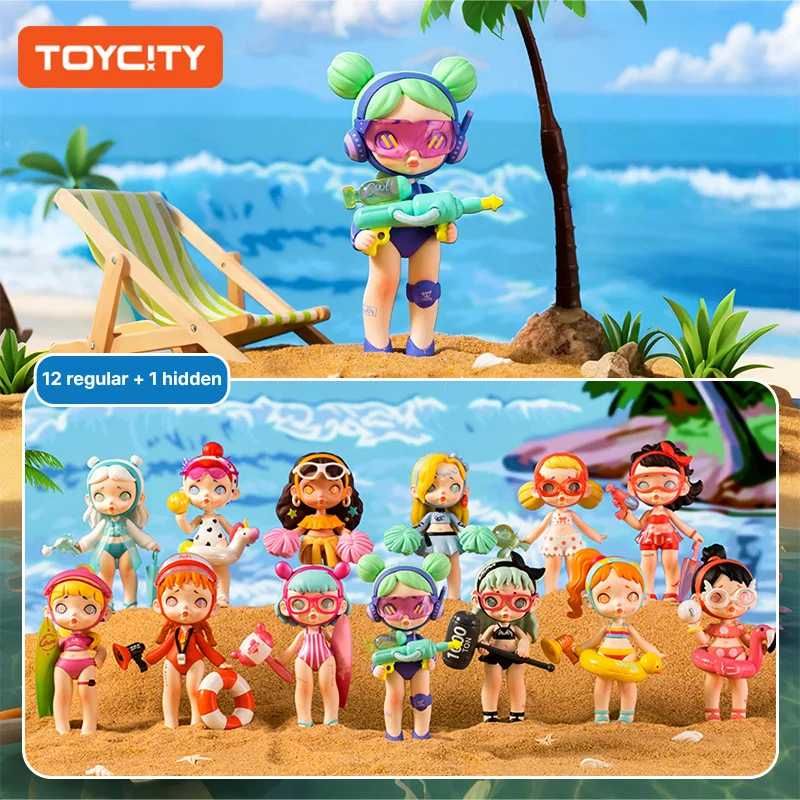 

TOYCITY Laura Splash Fight Series - Summer Limited Blind Box, Vibrant Swimwear Figure & Holiday Gift