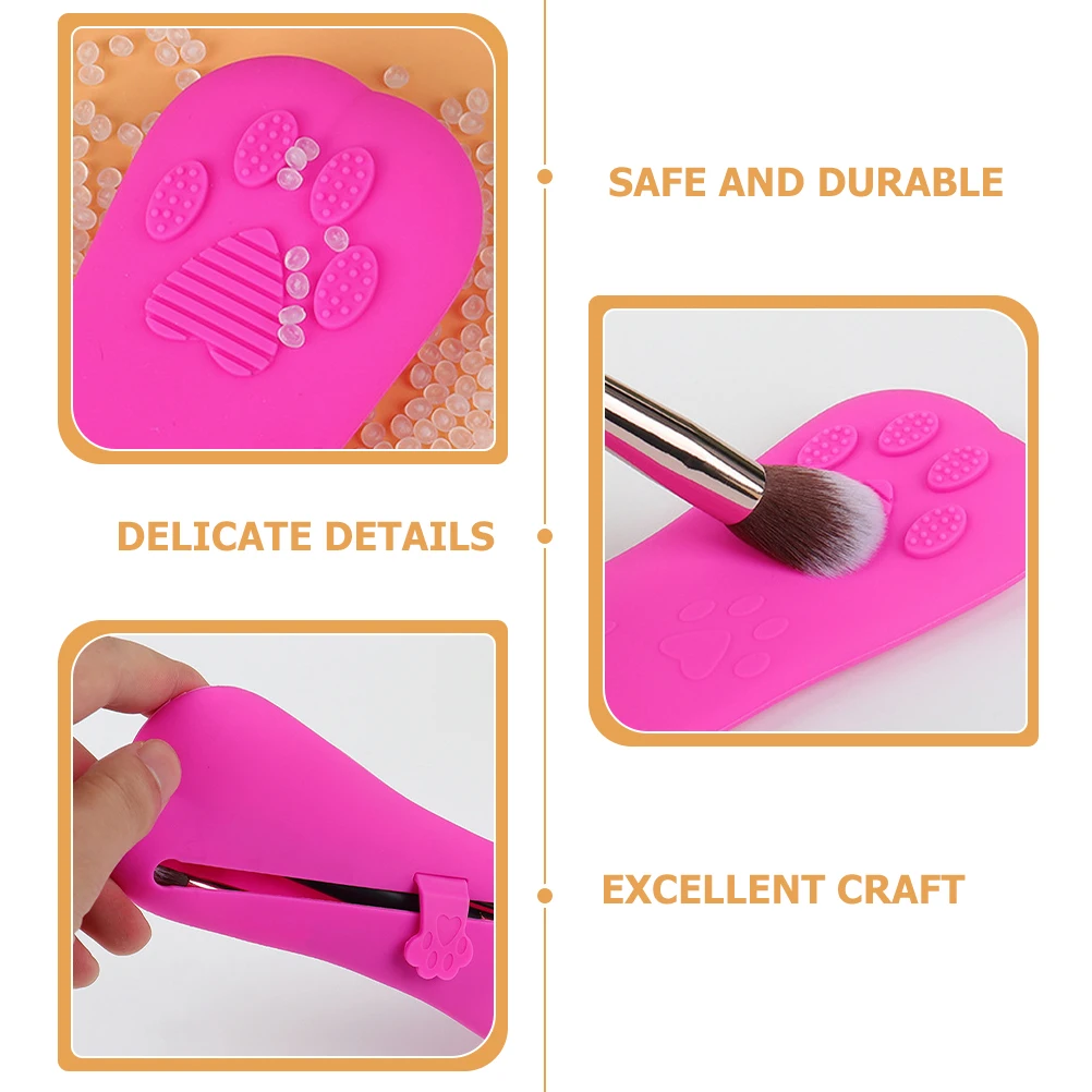 

Silicone Makeup Brush Holder Storage Bag Organizer Case for Travel Pencil Lipstick Holder Breathable for Makeup