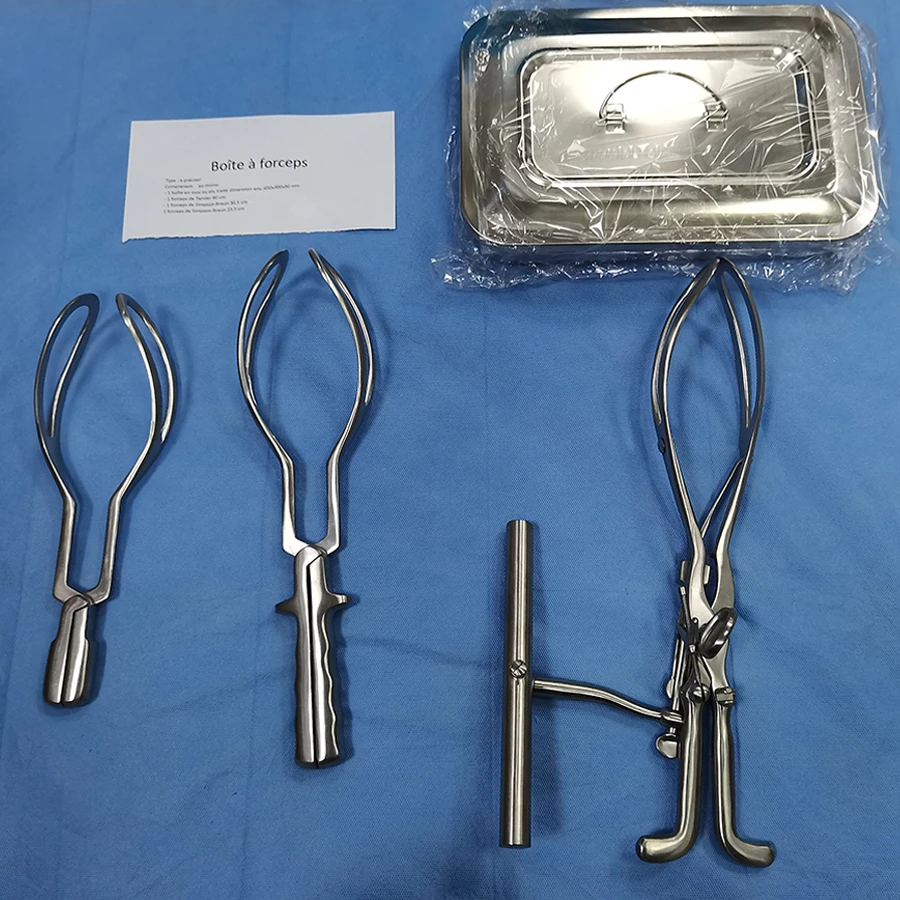 Gynecology Piper Instrument Set Obstetrics Forceps Delivery Kits