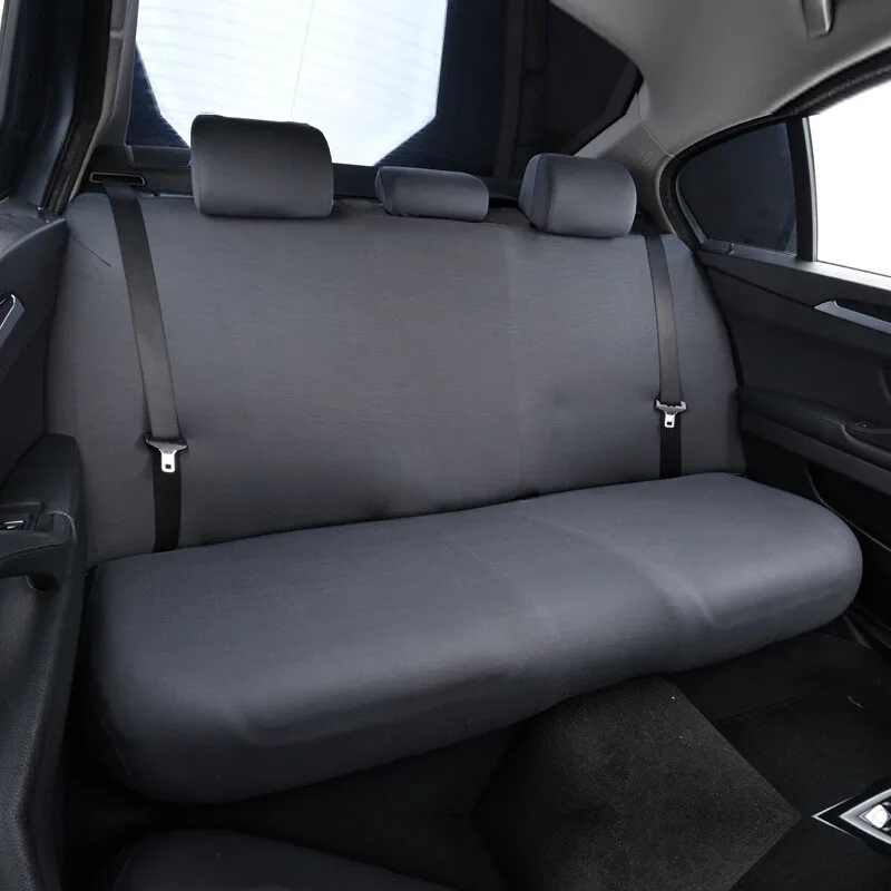 Universal Elastic Rear Car Seat Cover Protector Breathable Fabric Rear Bench Mat Cushion Skin-friendly Chair Protector for SUV