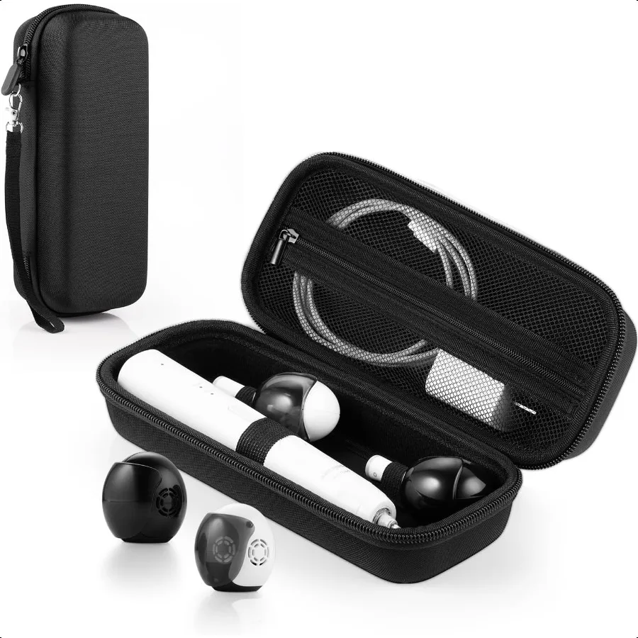 

Дорожный чехол для зубной щетки, совместимый с электрической зубной щеткой OralB OralB Pro 1000 Philips Sonicare 4100 с сетчатым карманом для Acco