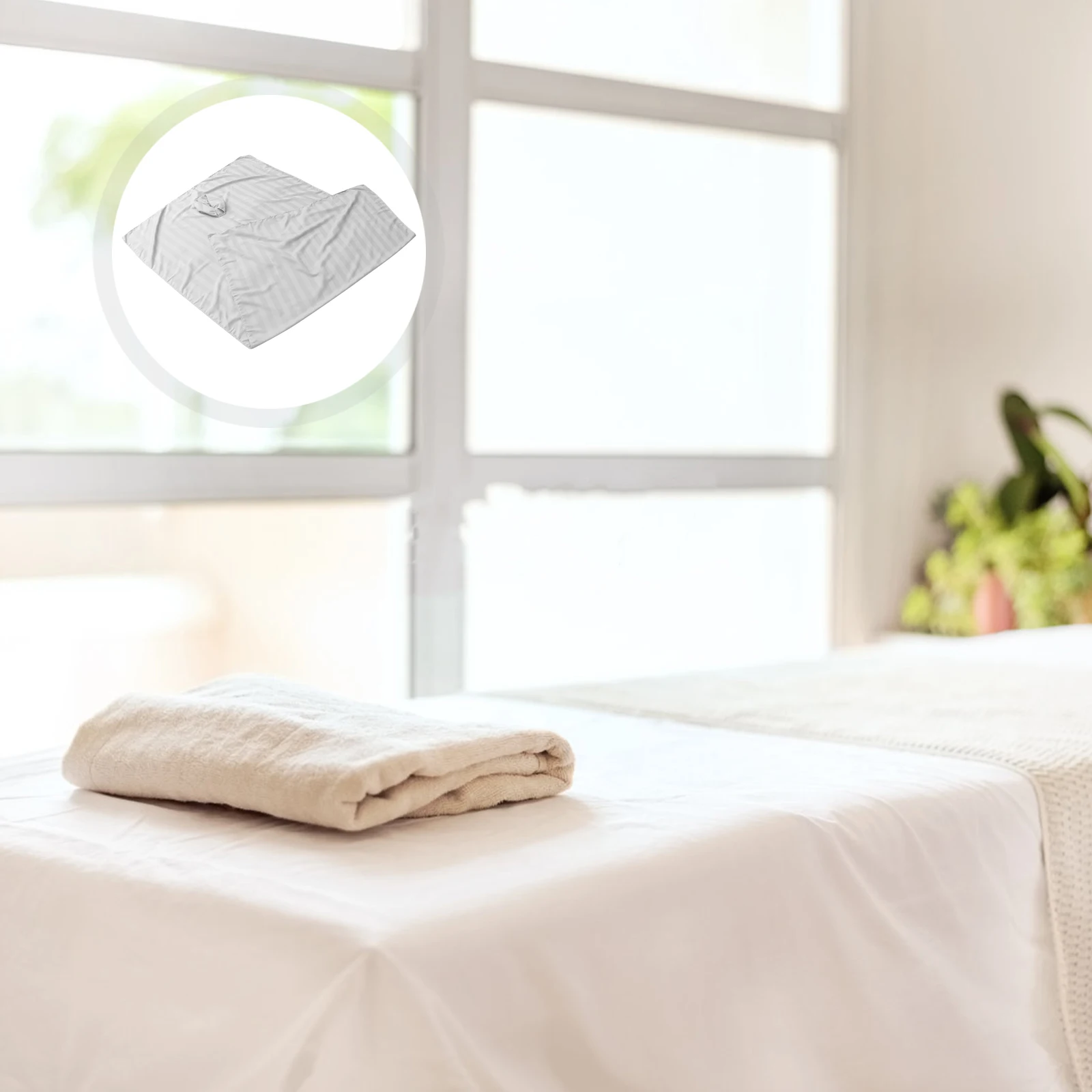 

Reusable Massage Bed Sheet Washable Beauty Salon Bedsheet Spa Bed Cover High Quality Polyester Fiber Anti Wrinkle Smooth