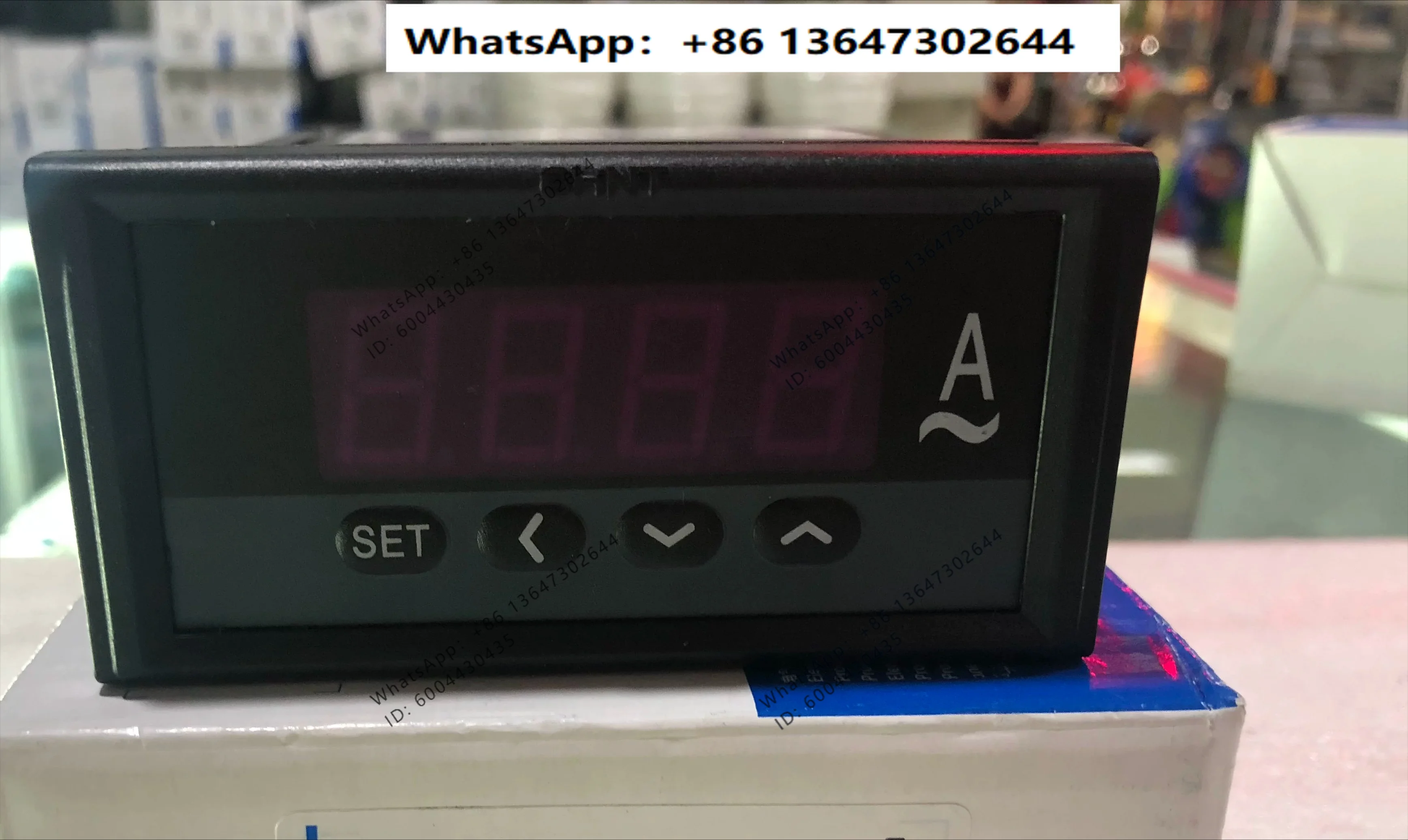 PA666-1 5A digital display AC ammeter, installed digital display meter PZ666-1D