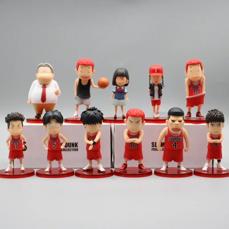 

Slam Dunk Sakuragi Hanamichi Anime Figures Basketball Team Figure Cute Q Figurine 7cm Pvc Statue Collectible Model Doll Gifts