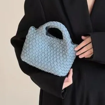 

Hanrted Woven Buet Bag Women's Crossbody Handbag Handheld Basket Bag Sli American Retro Sle Daily Use