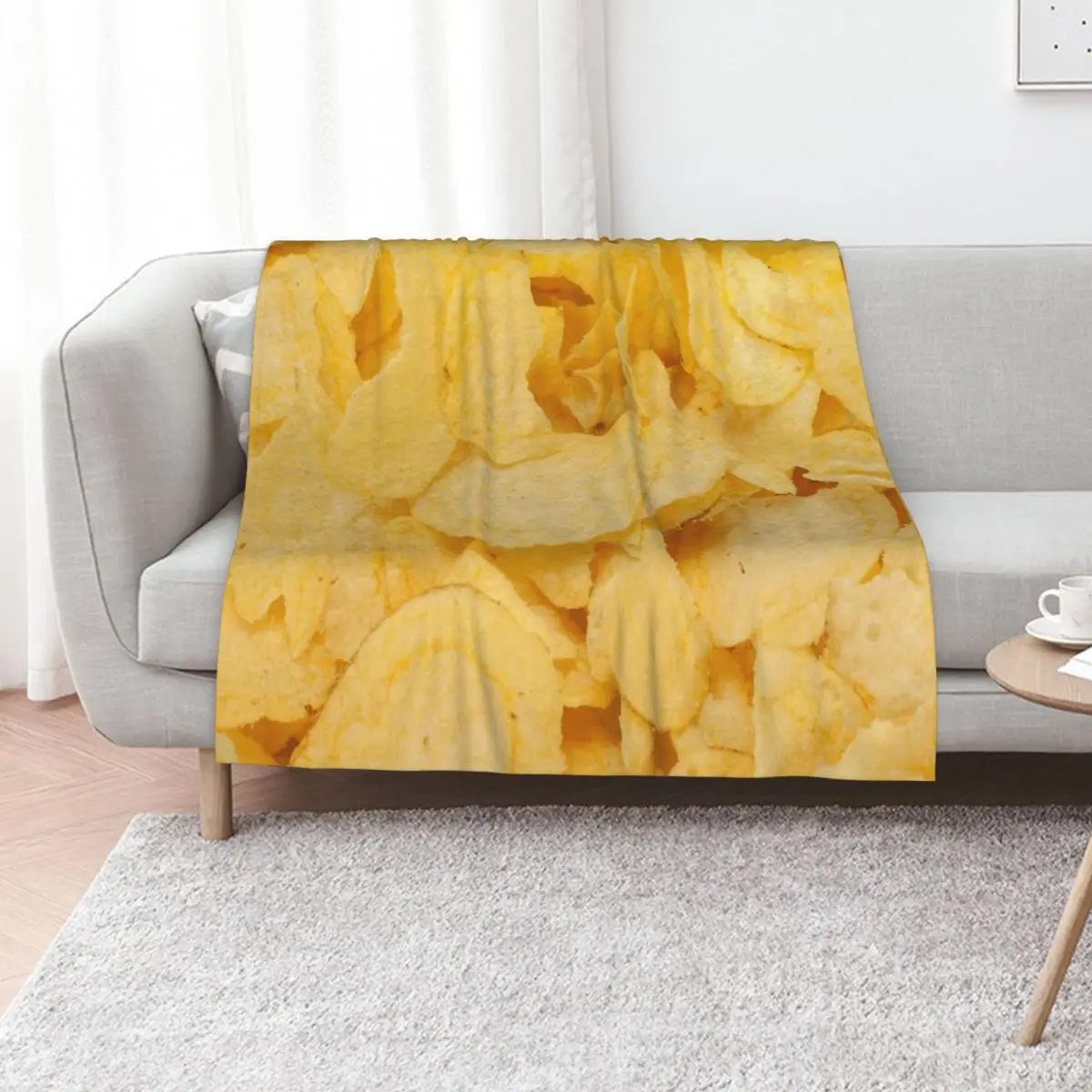 potato chips Throw Blanket For Baby for babies Soft Decorative Throw Beach Multi-Purpose Blankets