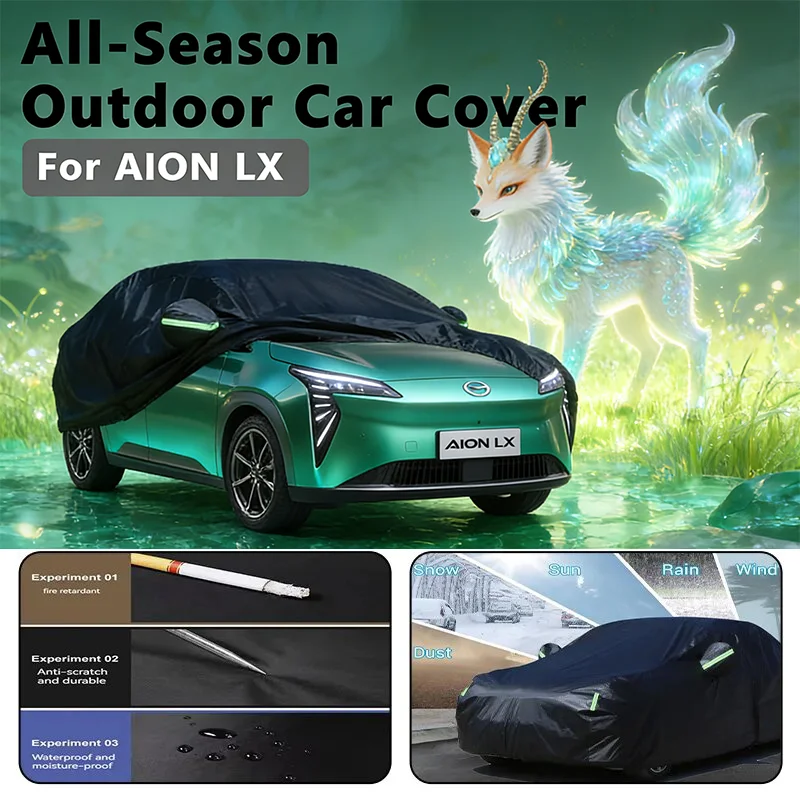 

Car covers for AION LX Outdoor Protection Full Car Covers Snow Cover Sunshade Waterproof Dustproof Exterior