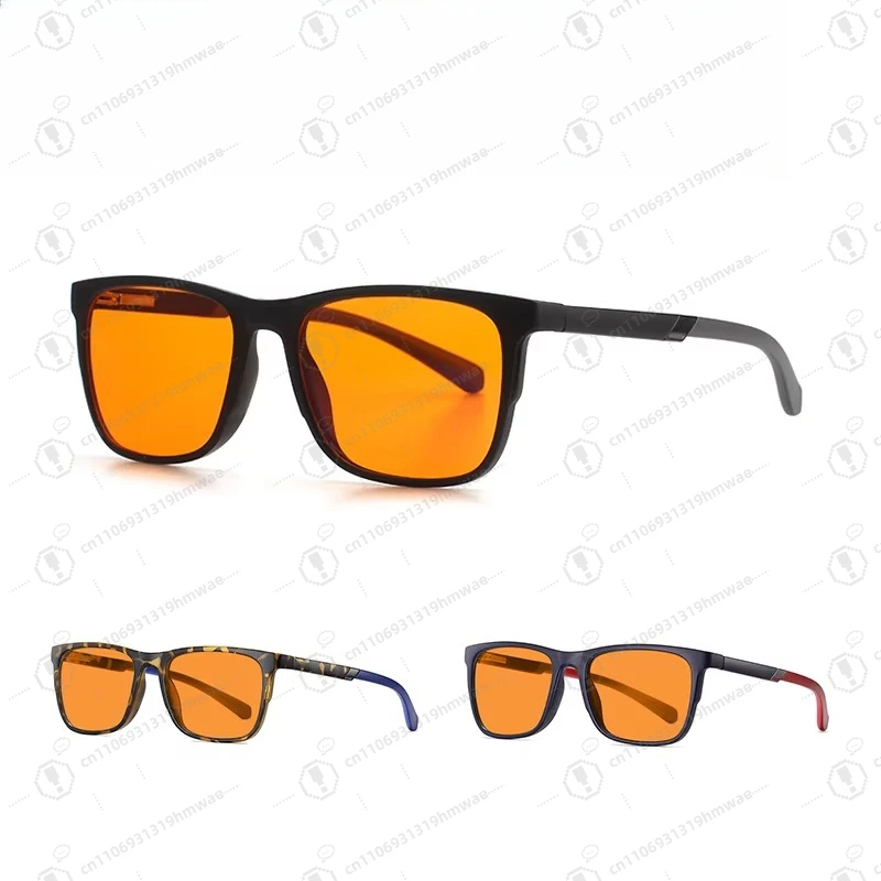 

Reading Ray Anti-blue New Factory Supplier Dark Square Frame Orange Lens Adult Anti-blue Glasses