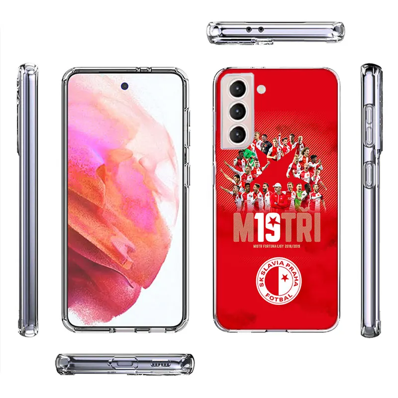 Sk Slavia Praha Czech Republic Phone Case For Galaxy A14 A24 A34 A54 Samsung A02S A12 A22 A32 A42 A52 A72 A13 A33 A53 5G A03 A03