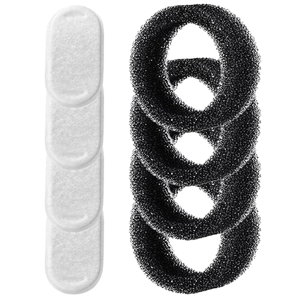 

8Pcs Pet Water Fountain Filter Replacement Natural Material Long-Lasting Filtration Compatible with Cat Dog Water Dispensers