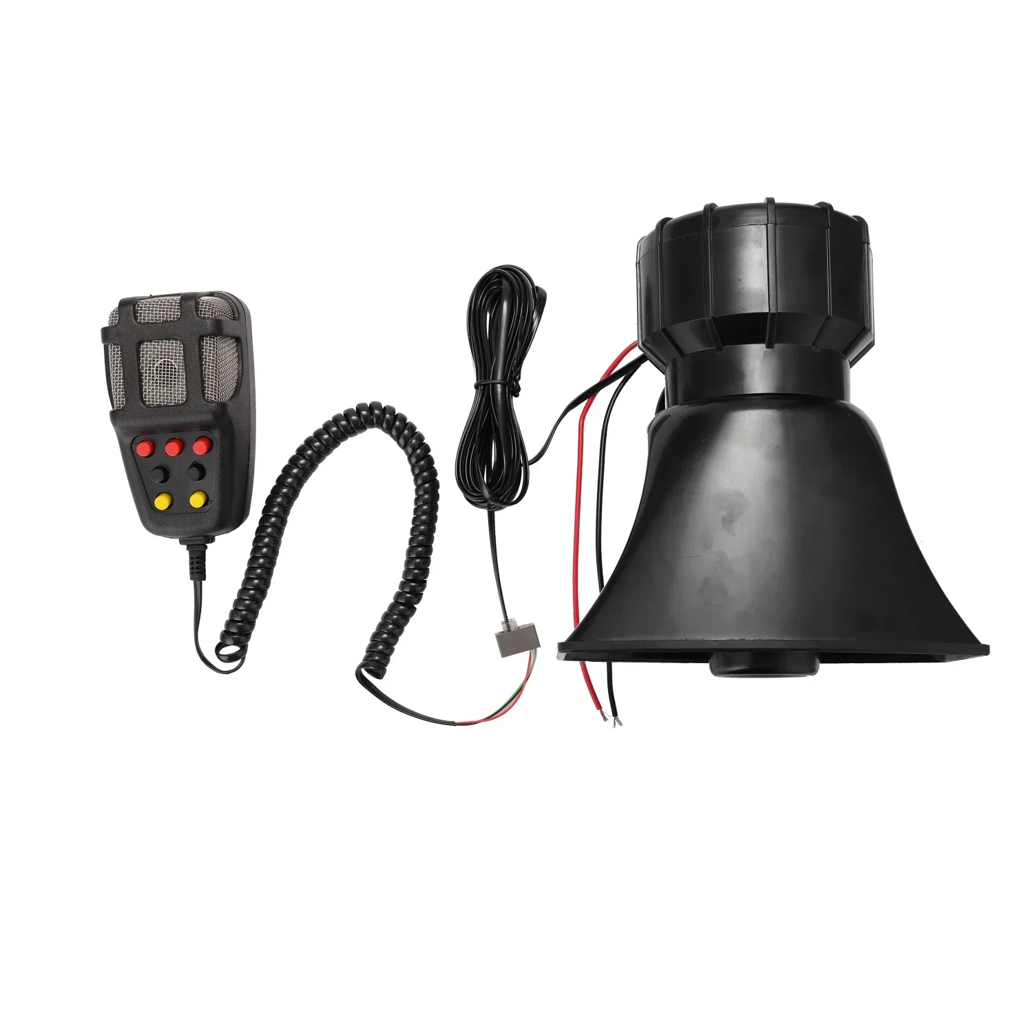 Car Emergency Siren Car Siren Horn Mic PA Speaker System Emergency Amplifier Hooter alarm horn speaker 12V 80W 200dB Supplies