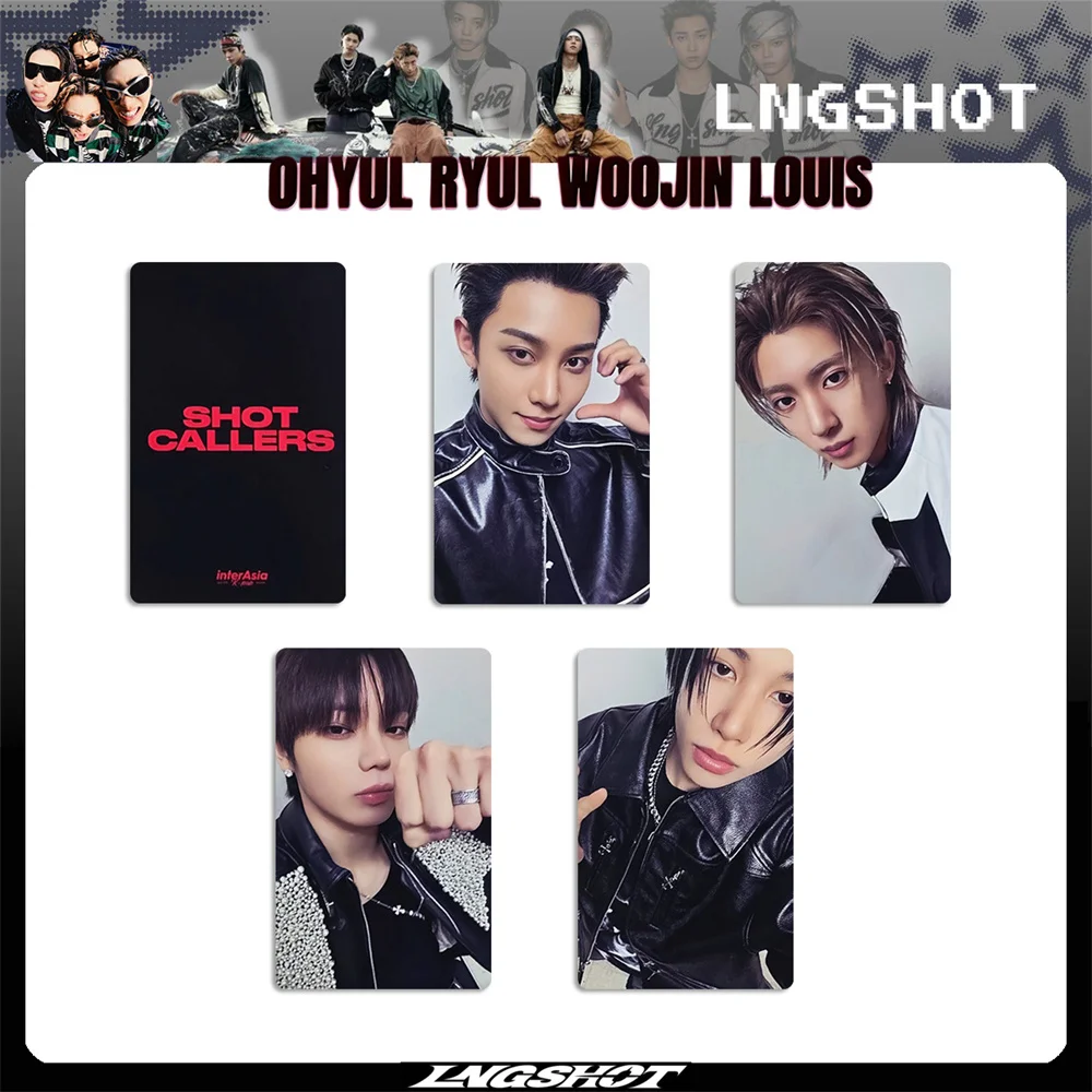 New Idols LNGSHOT 4Pcs/Set Selfie Photocards List SHOT CALLERS