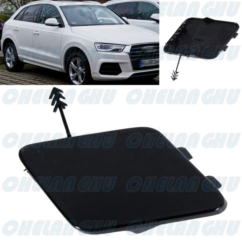 

Fit For Audi Q3 2015 2016 2017 2018 Car-styling Front Bumper Trim Tow Eye Hitch Cover