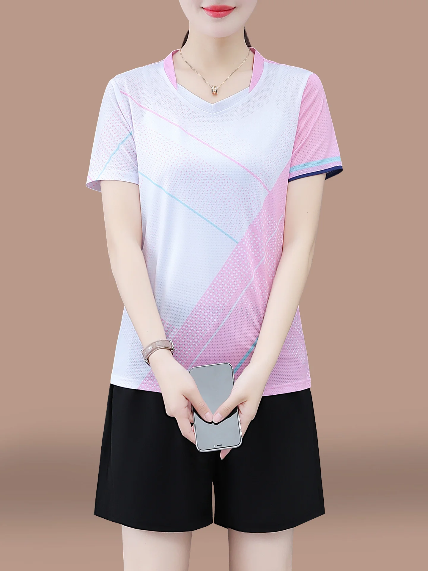 

Qui Dry ort Sve orts Set Женский повседневный спортивный костюм из двух предметов для бега, летняя модная одежда для отдыха для мам